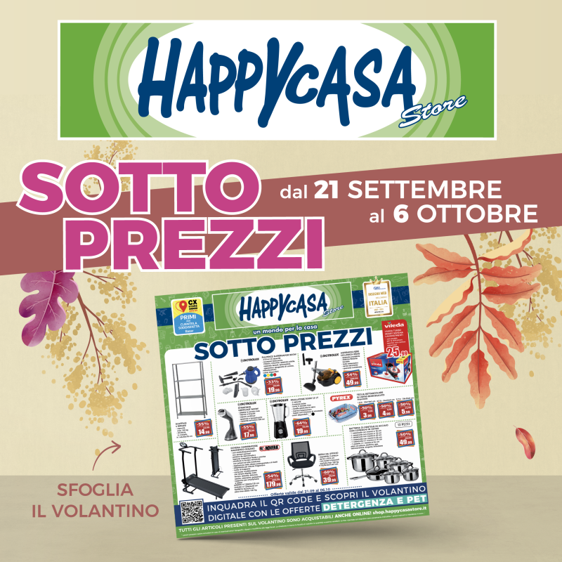 Nuovo Volantino Happy Casa!